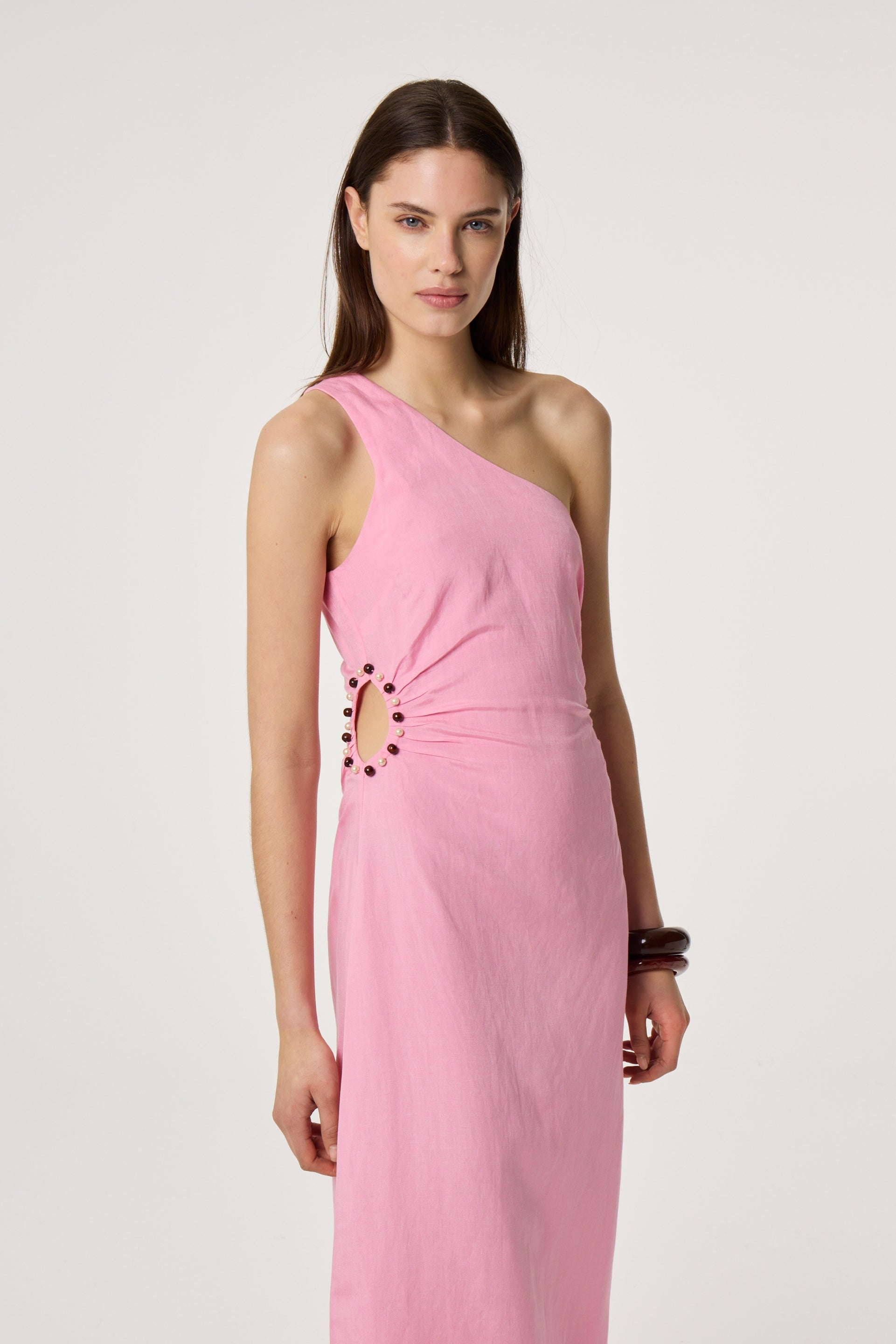 fabienne chapot pink dress Fabienne Chapot Pink Wrap Dress + Style With a Smile Link Up