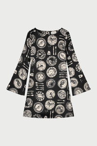 Emile Dress | Black/Creme Brulee