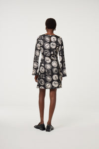 Emile Dress | Black/Creme Brulee