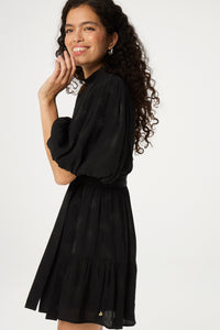Roxy Jacquard Dress | Black