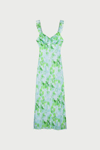 Josine Dress | Light Blue/Green