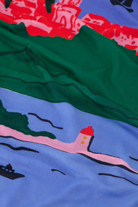 Samara Dress | Marina Blue/Evergreen