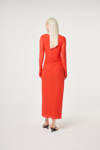 Sionara Dress | Red/Pink