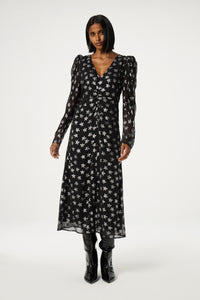 Vera Dress | Black/Silver