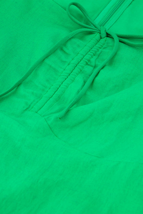 Tilda Short Dress | Green Glimmer