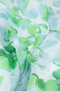 Denise Dress | Light Blue/Green