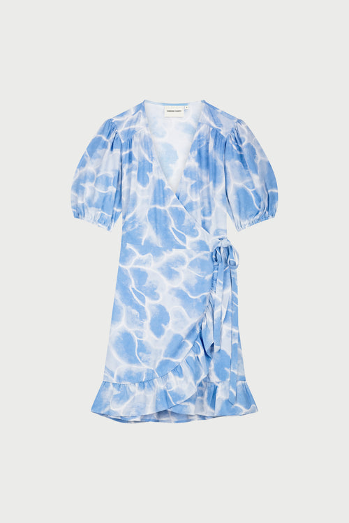Ariel Dress | Light Blue/Crispy White