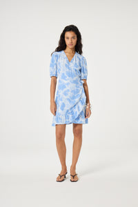 Ariel Dress | Light Blue/Crispy White