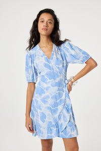 Ariel Dress | Light Blue/Crispy White
