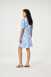 Ariel Dress | Light Blue/Crispy White