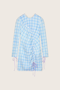 Levi Dress | Riad Blue/Cosy White