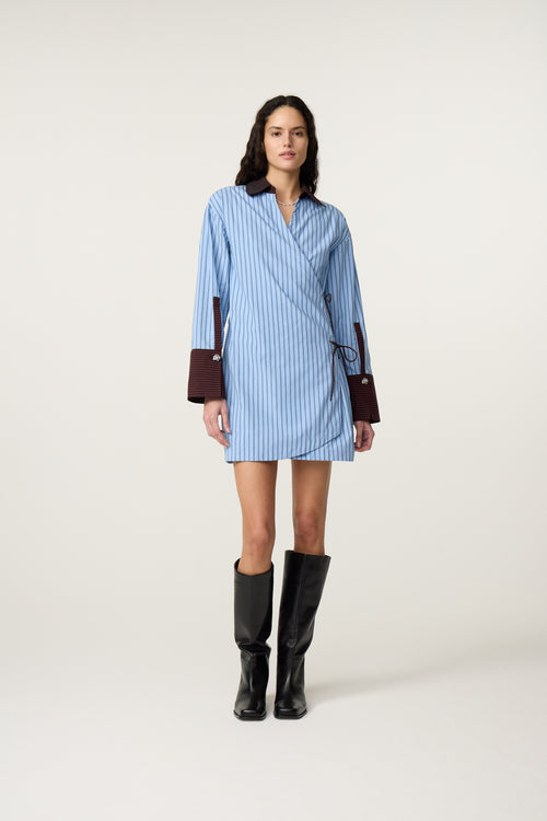 Nova Dress | Multi Blue