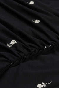 Ashley Dress | Black/Cosy White