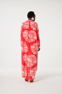 Denis Dress | Warm White/Tropical