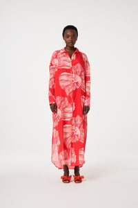 Denis Dress | Warm White/Tropical