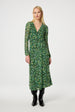 Natalie Dress | Black/Parrot Green