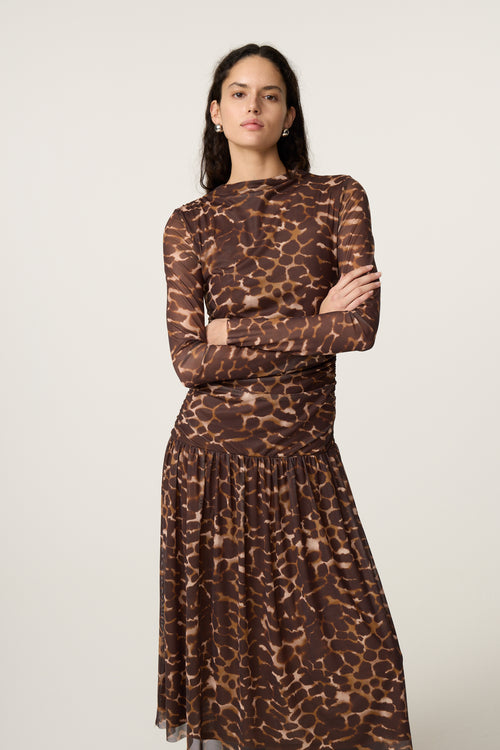 Bello Dress | Toffee/Camel Club