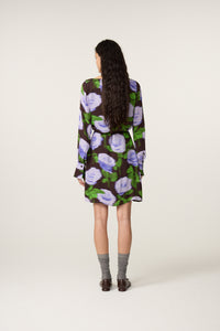 Rosa Dress | Purple/Black