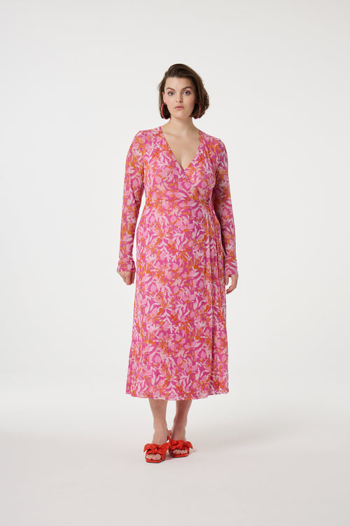 Natty Dress | Pink Glow/Tangerine