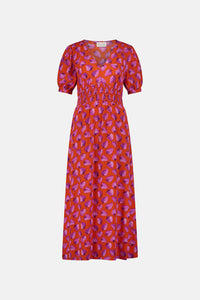 Bonna Dress | Tangerine/Pink Dream