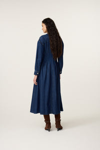Faith Denim Dress | Rinse Indigo