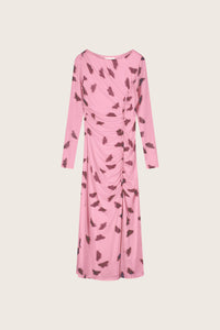 Lilea Dress | Pink Rose/Brown