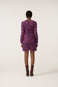 Leyla Dress | Deep Purple/Orange