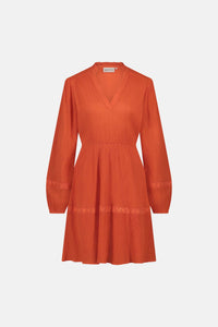 Aruna Dress | Tangerine