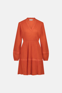 Aruna Dress | Tangerine
