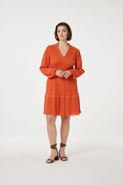 Aruna Dress | Tangerine