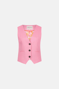 Gigi Gilet | Pink Glow