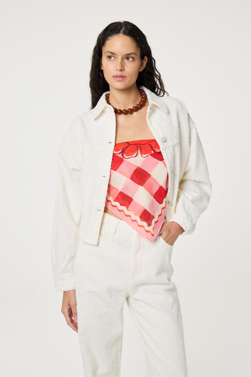 Gemma Jacket | Cream White