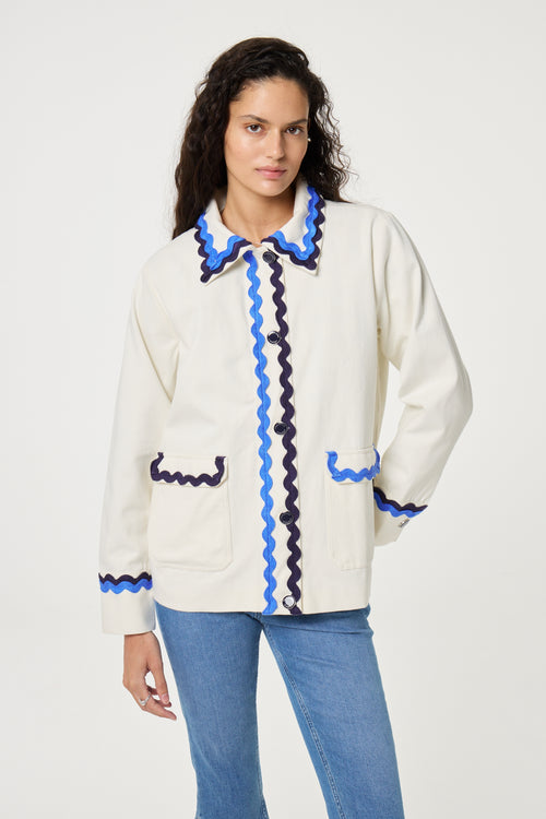 Melodie Jacket | Cosy White