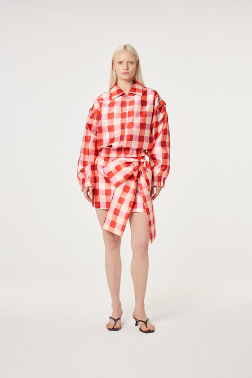 Jay Jacket | Tangerine Tango/Cosy White