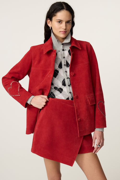 Dylan Jacket | Haute Red