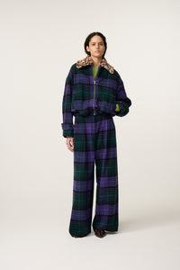 Jael Jacket | Purple/Green