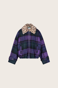 Jael Jacket | Purple/Green