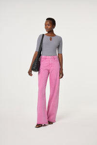 Zoe Boyfriend Jeans | Flashy Pink