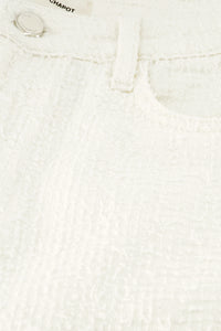 Zoe Boyfriend Jeans | Cream White