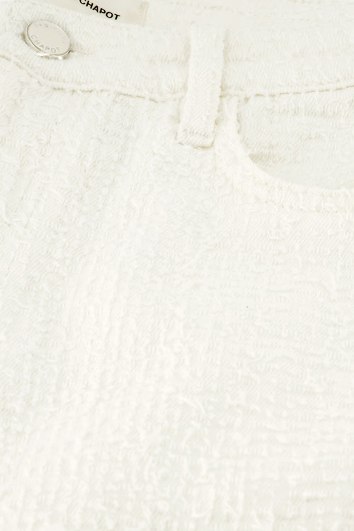 Zoe Boyfriend Jeans | Cream White