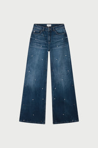 Thea Wide Leg Jeans | Mid Blue