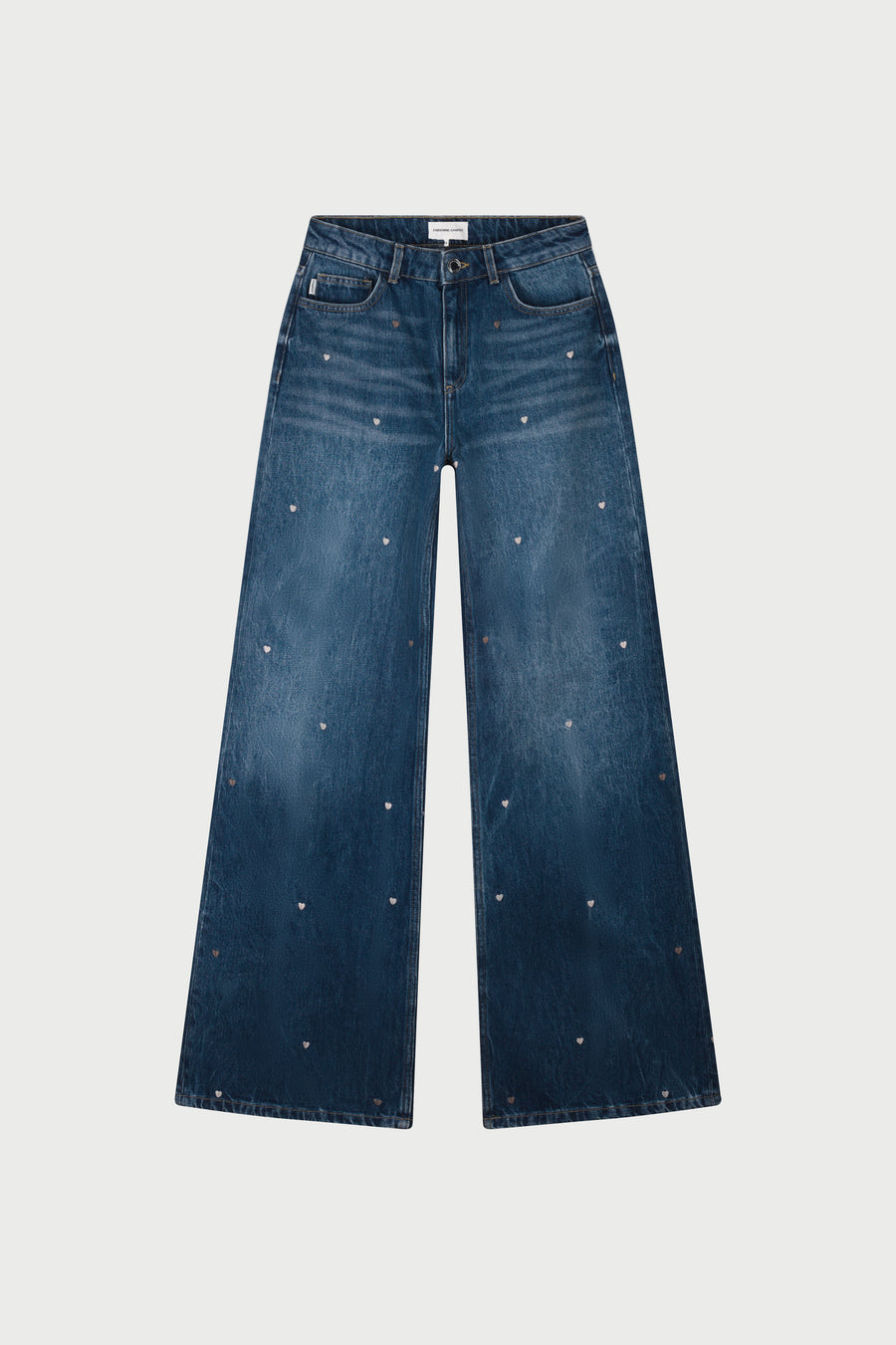 Thea Wide Leg Jeans | Mid Blue