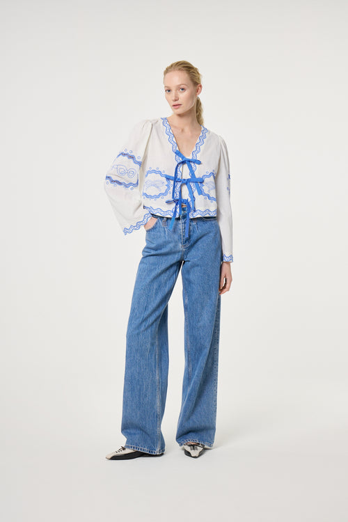 Lulu Loose Jeans | Faded Light Blue