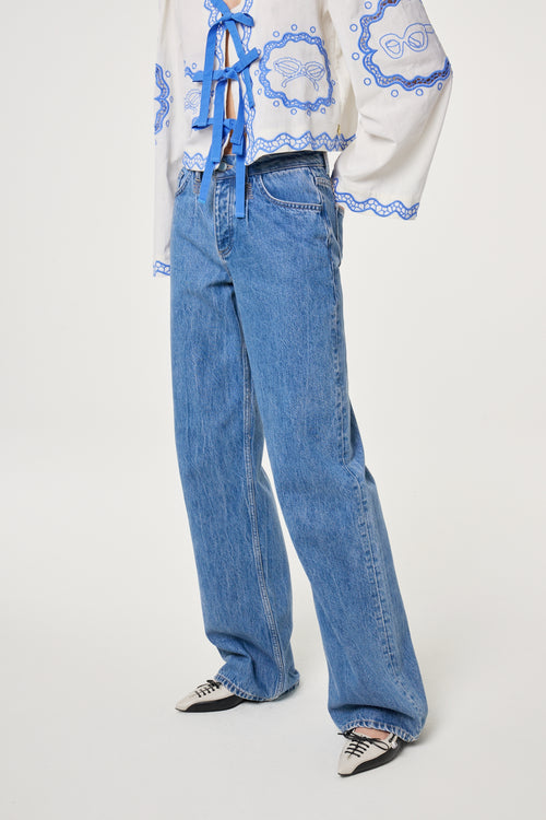 Lulu Loose Jeans | Faded Light Blue