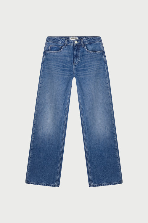 Betty Barrel Jeans | Mid Blue