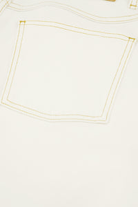 Betty Barrel Jeans | Cream White