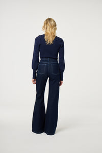 Vic Bootcut Jeans | Dark Indigo