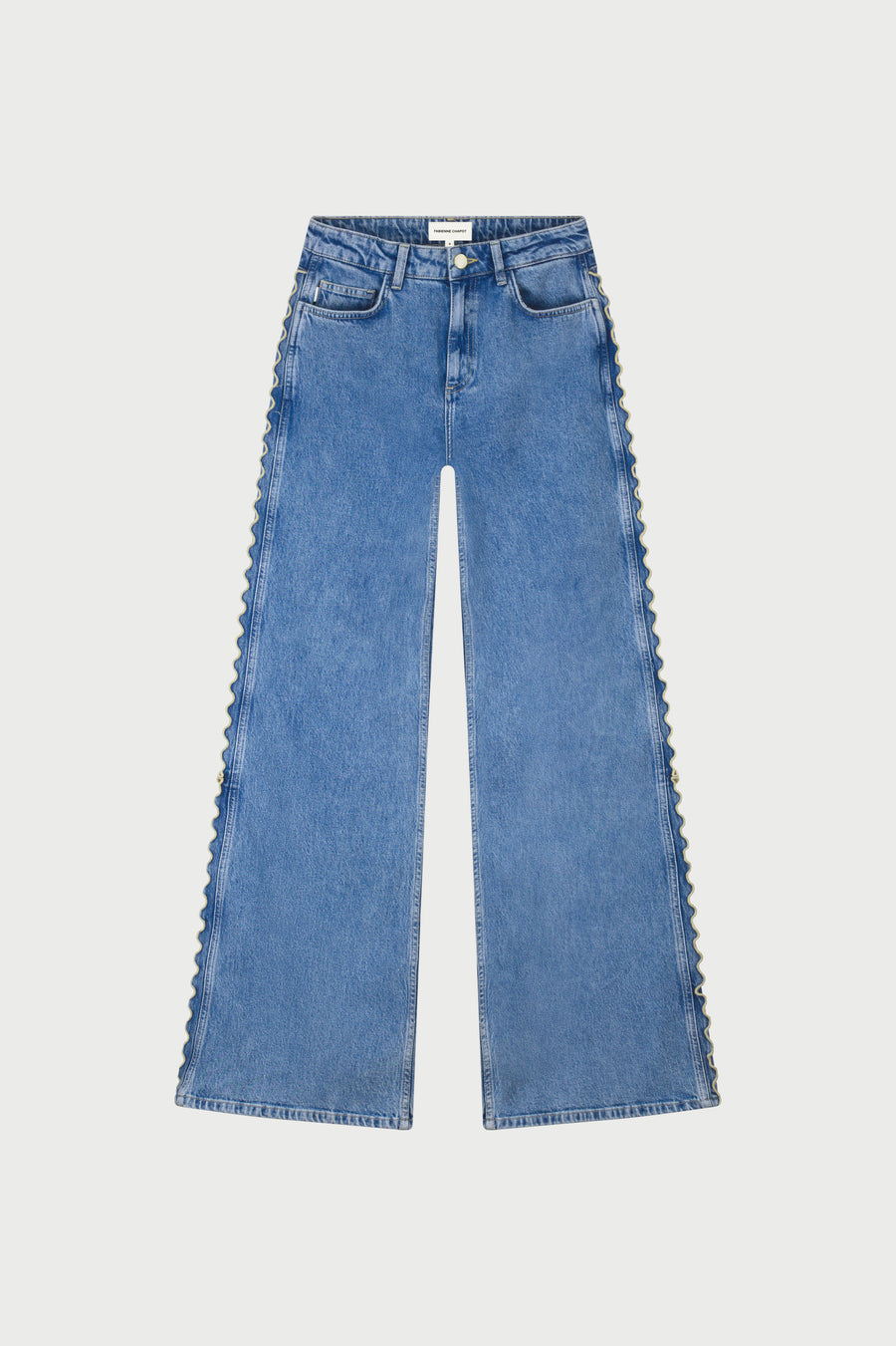 Thea Wide Leg Jeans | Mid Blue