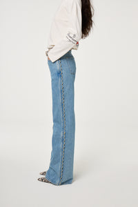 Thea Wide Leg Jeans | Mid Blue