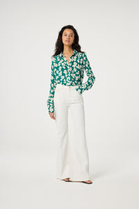 Vic Bootcut Jeans | Cream White